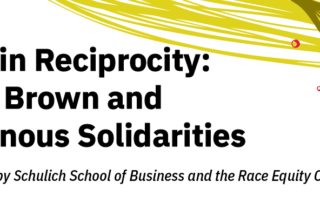 Living in Reciprocity: Black, Brown and Indigenous Solidarities