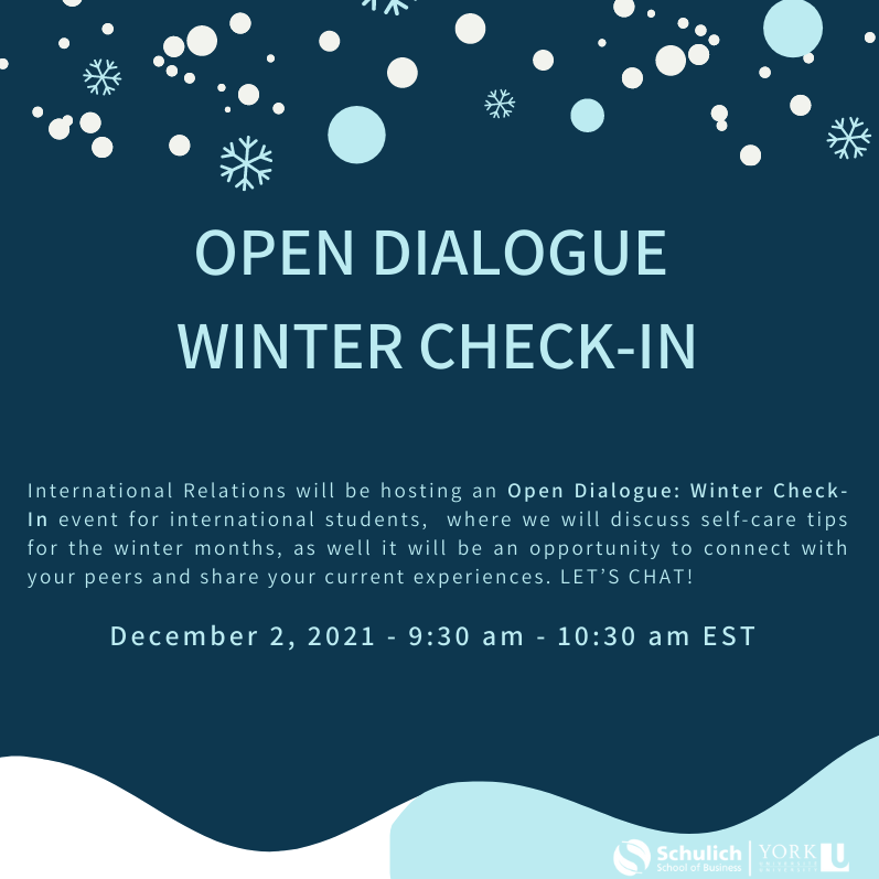 Open Dialogue Winter Check-In Poster